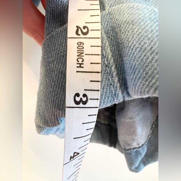 Vintage RARE hang ten 70s overalls denim short overalls summer sanfordized XS - Picture 9 of 11